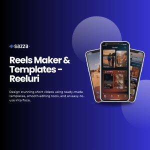 Blue Purple Modern Gradient Mobile App Development Facebook Cover-3