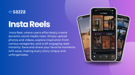 Blue Purple Modern Gradient Mobile App Development Facebook Cover-4