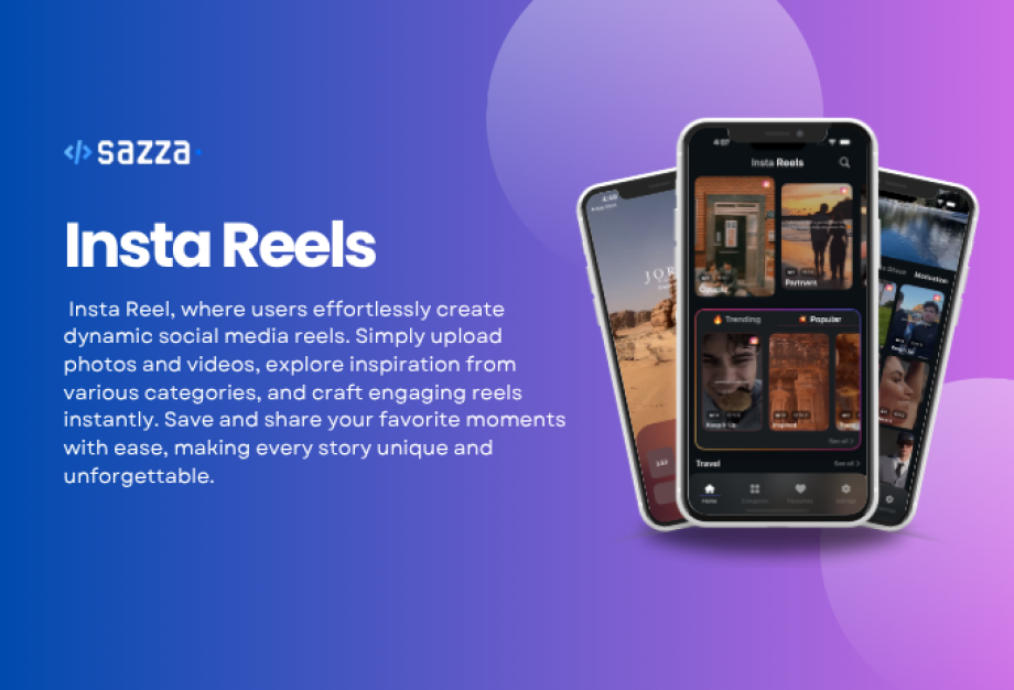 Blue Purple Modern Gradient Mobile App Development Facebook Cover-4