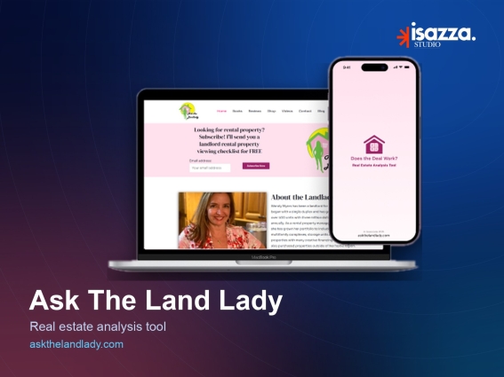 Ask The Land Lady app and website preview