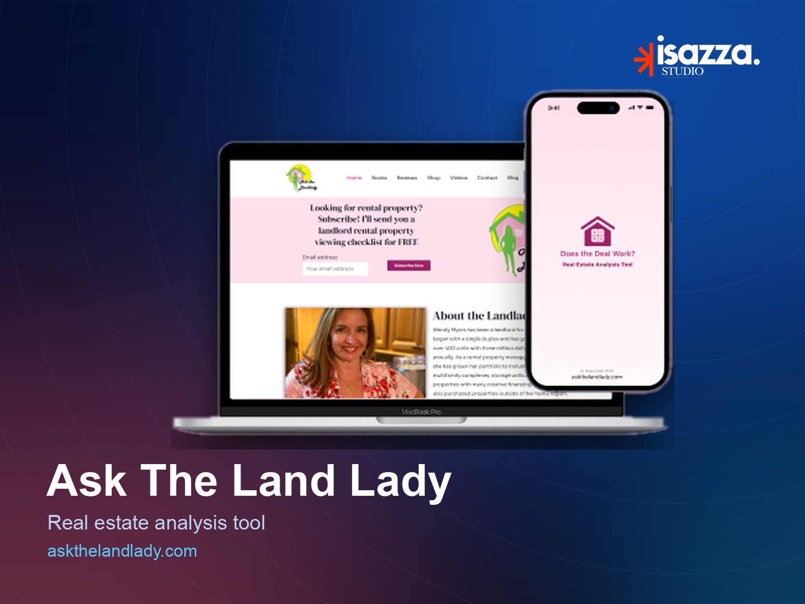 Ask The Land Lady real estate analysis app