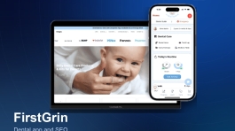 Firstgrin app and website preview