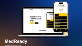 Medready app and website preview
