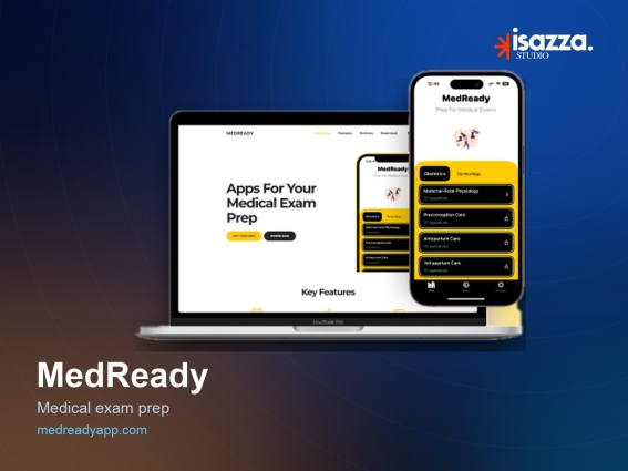 Medready app and website preview